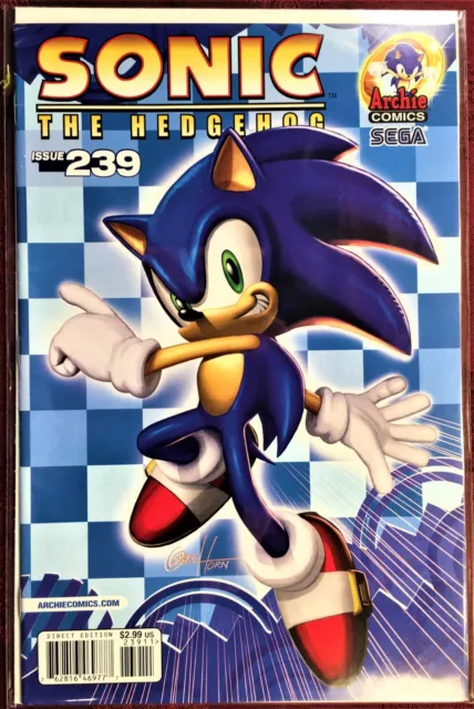 SONIC The HEDGEHOG Comic Book Issue # 234 April 2012 AMY ROSE Bagged Board  ~ NEW