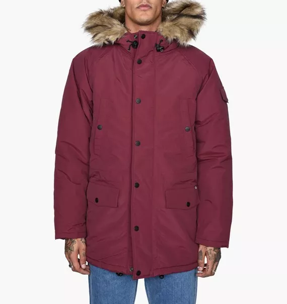 Carhartt - Anchorage Parka - Chianti / Black VESTE hiver à capuche