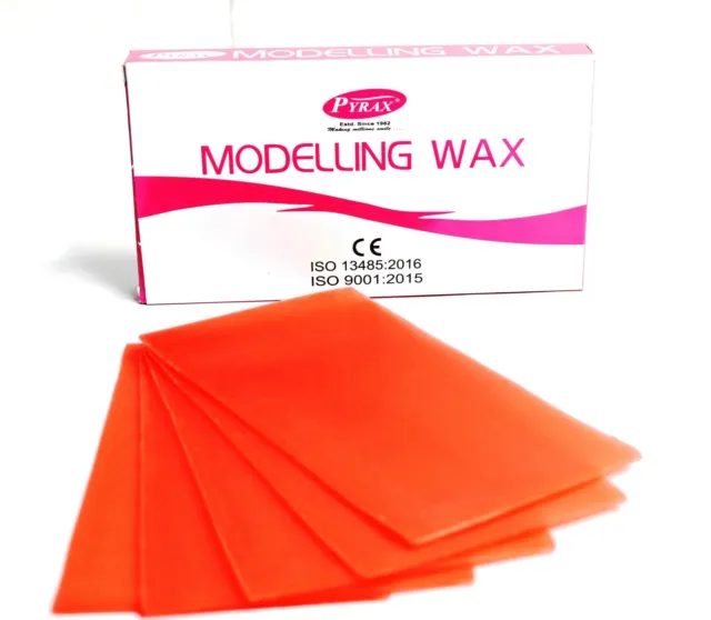 Pyrax Dental Modelling Wax use for Dentures 12 sheets Pack 200g (Free Ship)