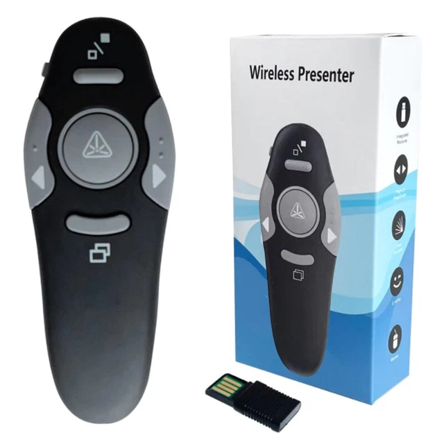 Présentateur PPT Sans Fil Clicker – Télécommande Portable USB Multifonction
