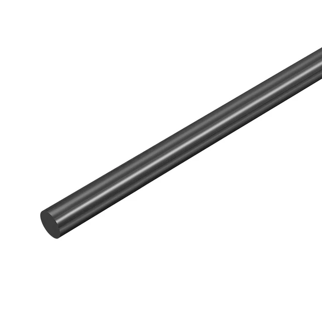 Asta rotonda POM 5 mm Dmr 50 cm lunghezza asta rotonda nera plastica tecnica