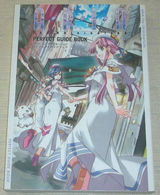 ARIA THE ORIGINATION Perfect Guide Art Book Kozue Amano Manga Anime