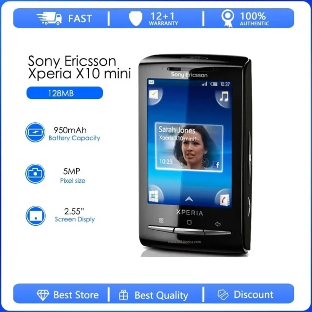 Sony Ericsson Xperia X10 mini E10i unlocked 3G WIFI GPS 5MP Mobile Phone