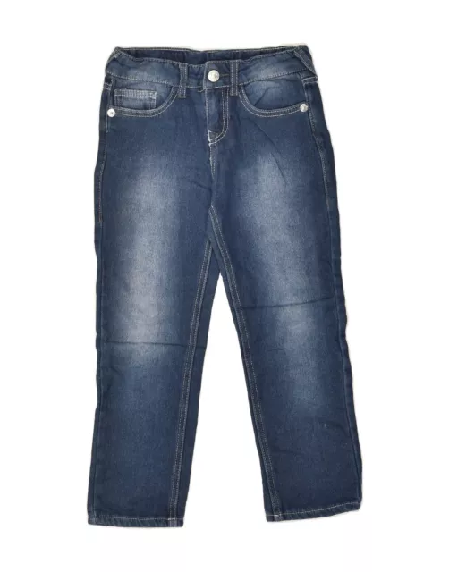 TRUE RELIGION Boys Straight Jeans 5-6 Years W24 L19  Blue Cotton AS05