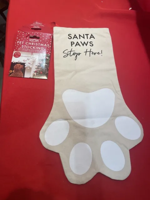 Dog Cat Pet Christmas Stocking - 46cm Ginger Ray