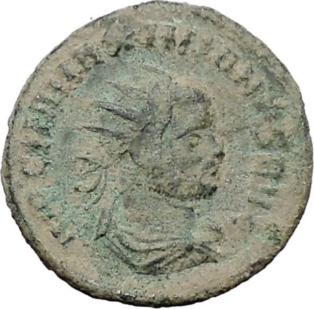 Maximian receiving Victory from Jupiter  Authentic Ancient Roman Coin i47655