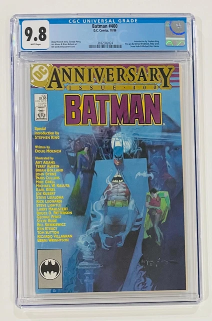 Batman #400 CGC 9.8 WP Dark Knight 1986 Special Stephen King, Sienkiewicz Cover!
