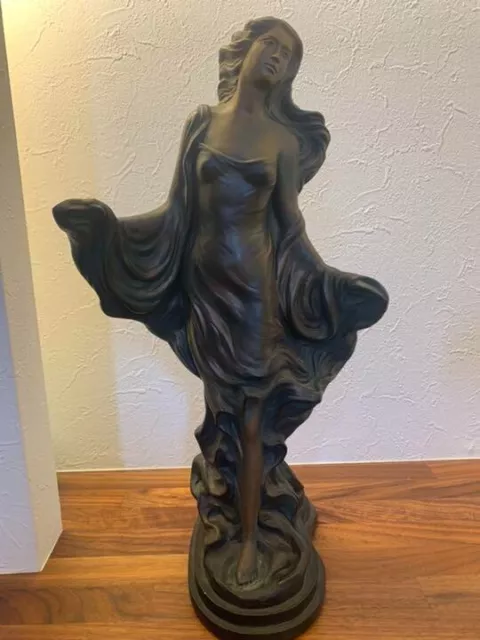 Austin Sculpture 1991 female bronze statue Figurine Huge 40cm Excellent!