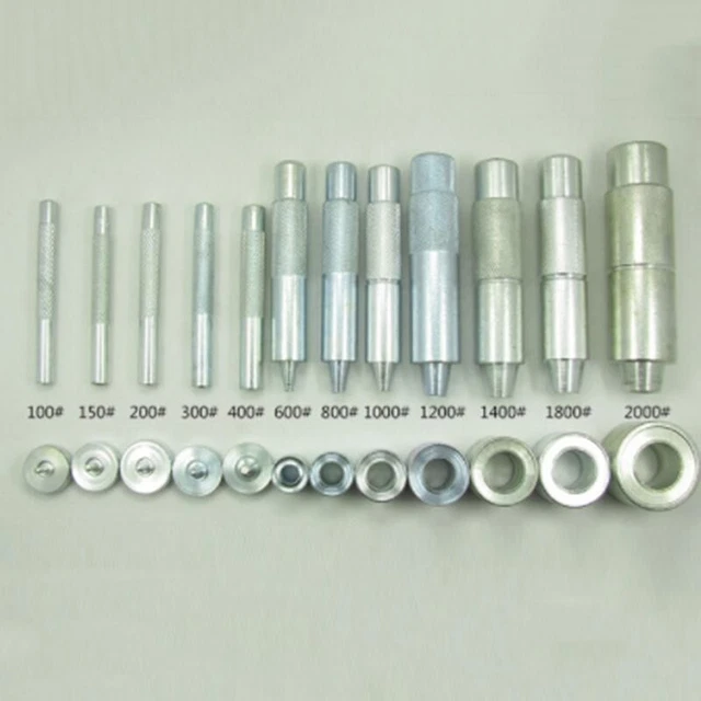 Carbone Acier Enclume Poinçon Outil Œillet Setter Oeillets Avec Lave & Chaud