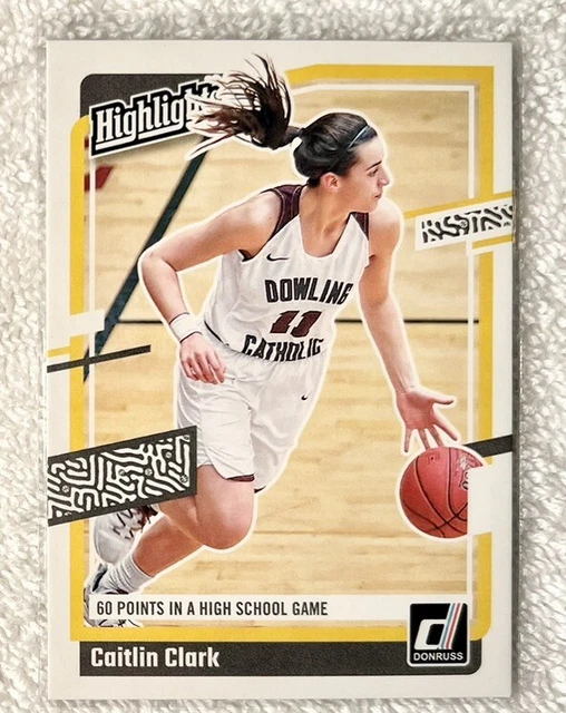 2024 PANINI CAITLIN Clark Collection Iowa Highlights H3 60 Points QTY