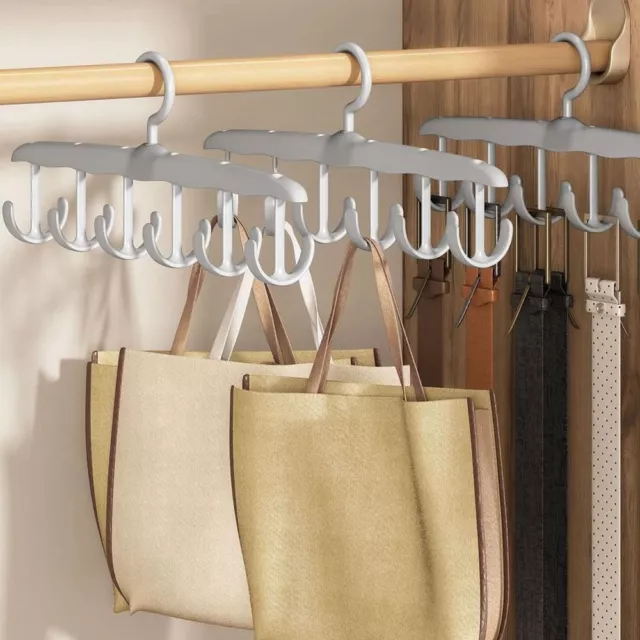 360-degree Rotating Underwear Storage Rack Plastic Clothes Hanger  for Wardrobe