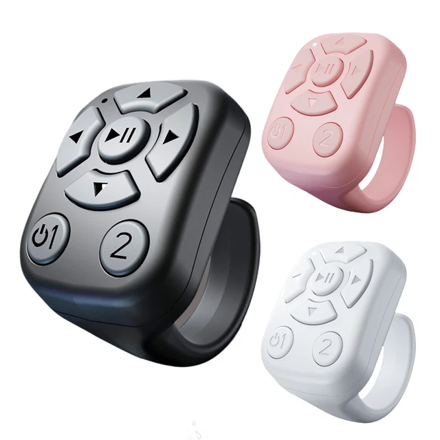 TIKTOK REMOTE RING Auto Camera Shutter Smart Page Turner Bluetooth ...