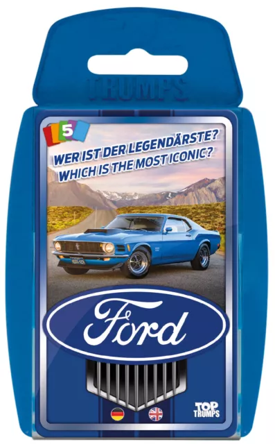 Top Trumps Ford Kartenspiel Karten Spiel Auto Quartett Merch Deutsch / Englisch