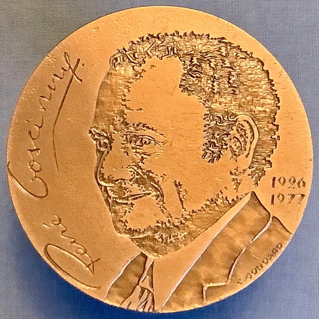 RARE MÉDAILLE RENÉ GOSCINNY Astérix le Gaulois par Claude GONDARD ...