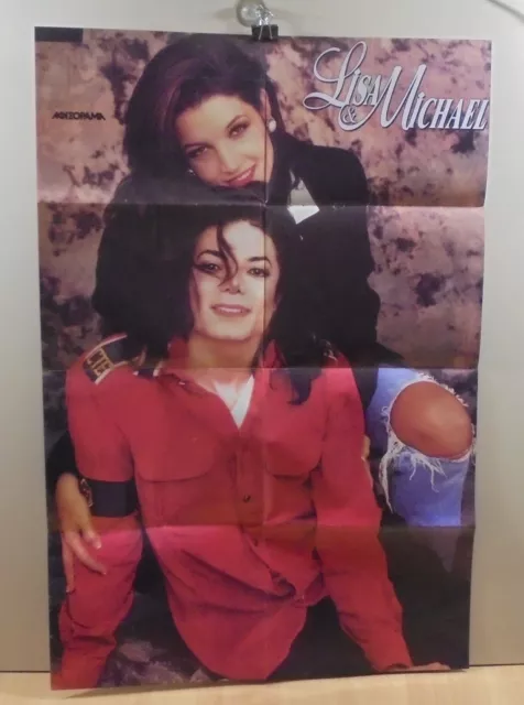 Michael Jackson & Lisa Presley, East 17 & Milla Jovovic Set Of Three Vtg Posters