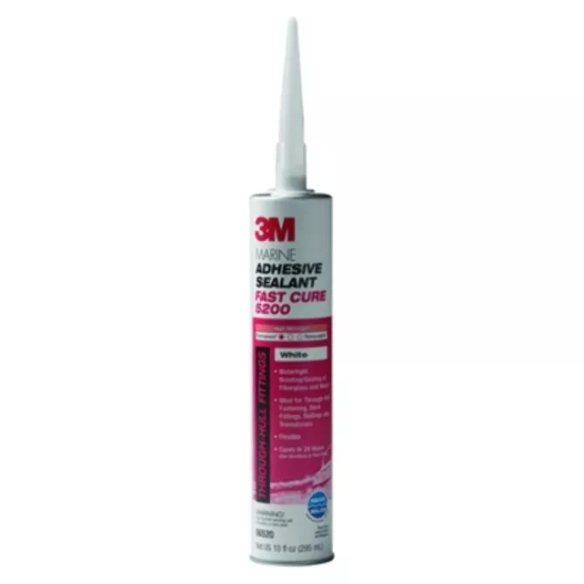 3M Rapide Cure 06520 Adhésif/Mastic 5200FC Blanc Cartouche 10 OZ Boat Marine Md