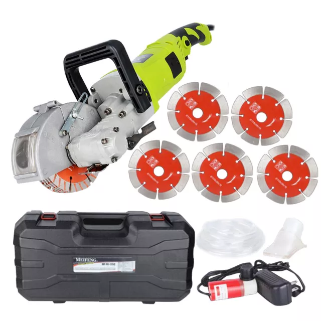 4000W Electric Wall Chaser Groove Steel Concrete Cutting Slotting Machine 220V