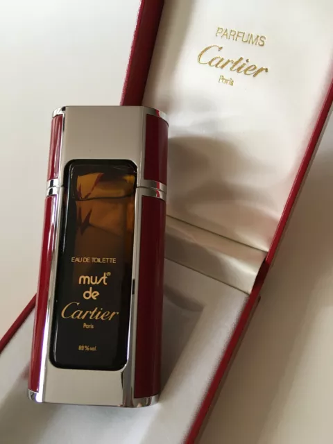 Cartier Must De Cartier Eau De Toilette Orig. 50ml Lim.-Aufl. J. 1981 + Box Neu!