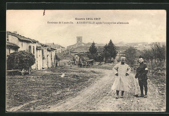 CPA Athienville, vue générale vor der deustchen Besetzung