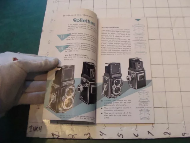 Original Camera booklet/brochure: ROLLEIFLEX 1959 -- 24PGS 2