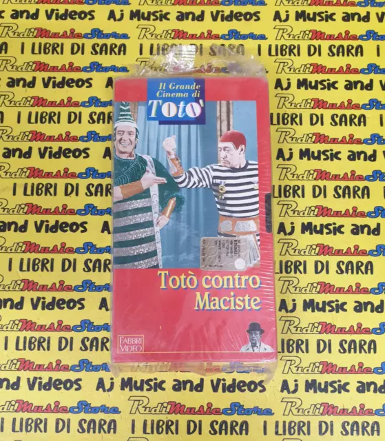 VHS+FASCICOLO film IL GRANDE CINEMA DI TOTO' CONTRO MACISTE 2003 (F165)