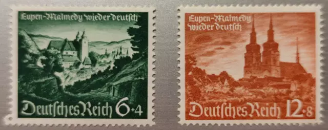 Deutsches Reich Eupen, Malmedy vom 25.07.1940 Mi.-Nr. 748-749 * 202312272186