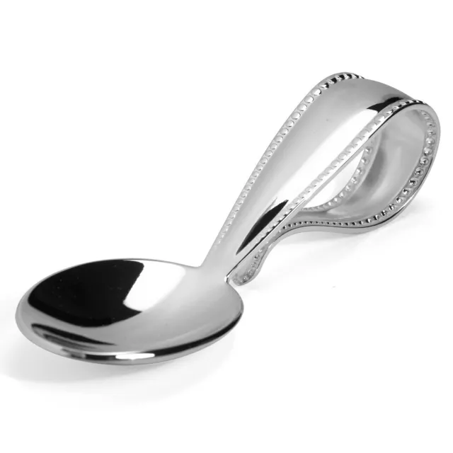 NEW Whitehill Baby Feeding Spoon Beaded Handle