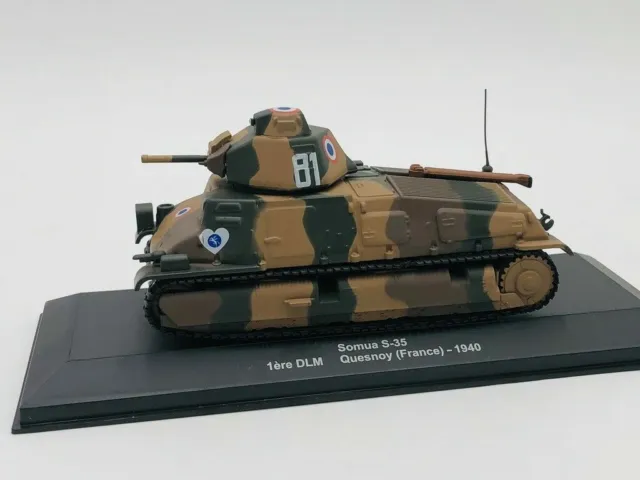 1/43 Somua S-35 1st DLM Quesnoy France 1940 battle tank new box 3