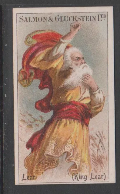 CIGARETTE CARDS Salmon & Gluckstein 1902 Shakespearian series - #18 Lear