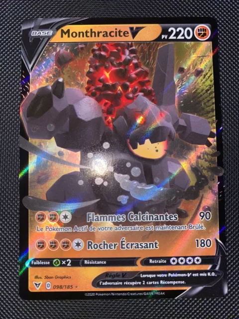 Monthracite Vmax 99/185 PV330 Carte Pokémon™ Ultra rare holo Neuve VF
