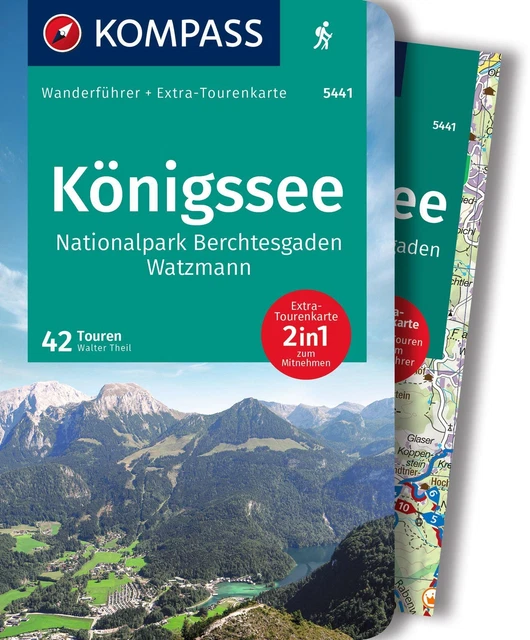 KOMPASS Wanderführer Königssee, Nationalpark Berchtesgaden, Watzmann, 42 To ...