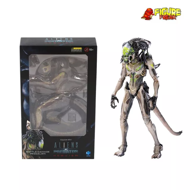 Hiya Toys Aliens vs Predator AVPR Requiem Battle Damage Predalien 6" Figure