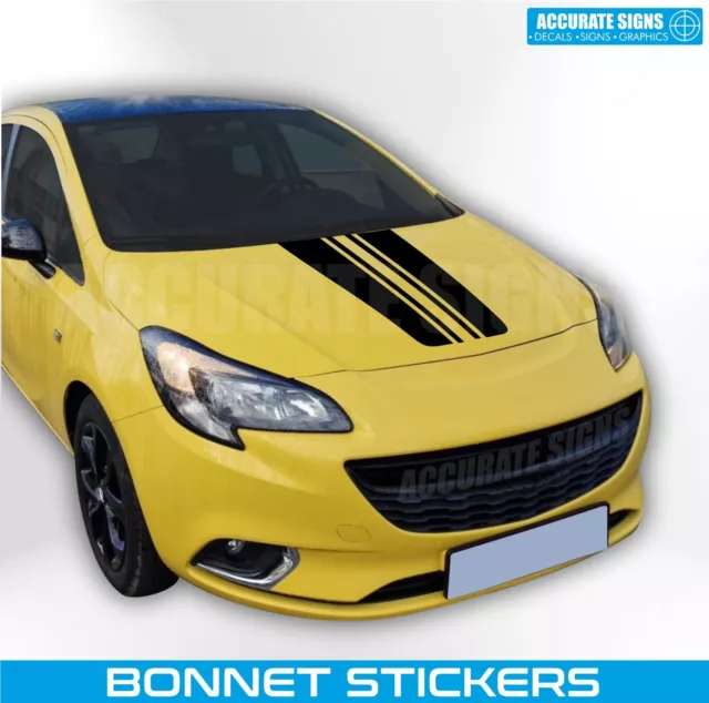 Car Hood Stickers for Opel Body Decoration for Corsa and Vectra Waterproof  Decal Car Decor Stripes