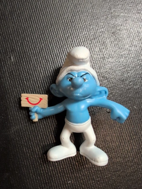 Figurine Les Schtroumpfs – Schtroumpf Grognon N°153 – Résine Collectoys (Neuf En Boîte)