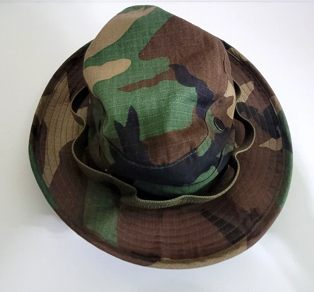 MILITARY VENTED BOONIE Hat Sun Hot Weather Type II SpecH43577 Camo