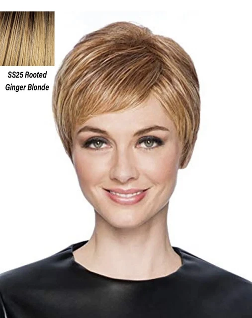 Hairdo Feather Cut Short Layered Pixie Wig SS25 Rooted Ginger Blonde Hairuwear