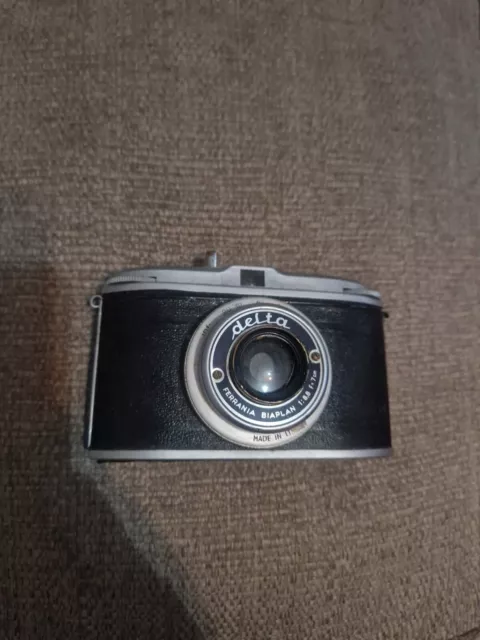 Ferrania Delta w/Biaplan 1:8.8 7cm - Case - Vintage condition