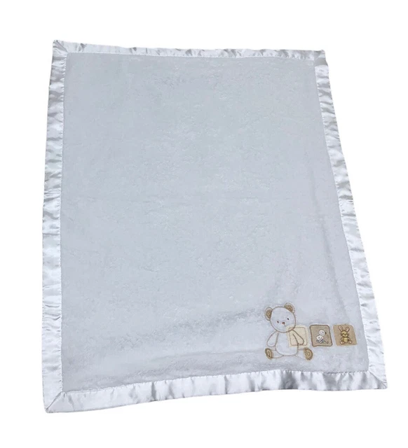 Repuesto de manta para bebé Carter's White Bear 32,5 x 26,5 pulgadas