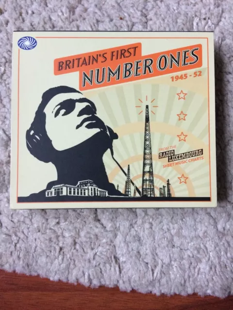 BRITAIN'S FIRST NUMBER ONES 1945 TO 1952 3 x CD WAR WW2 FRANK SINATRA DAY THE NM