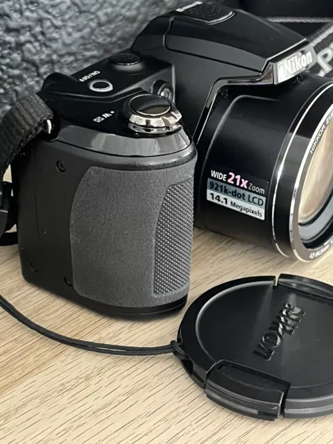Nikon Coolpix L120 14.1MP Digital Camera Tested w/ Strap and Cap 3