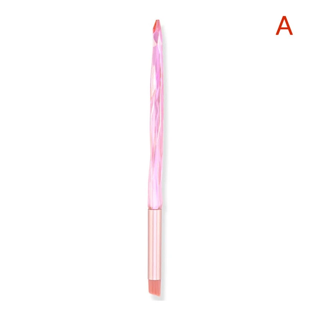 Cepillos de uñas manicura acrílico -gradado floración pintura diseño cepillo artificial para uñas -xp