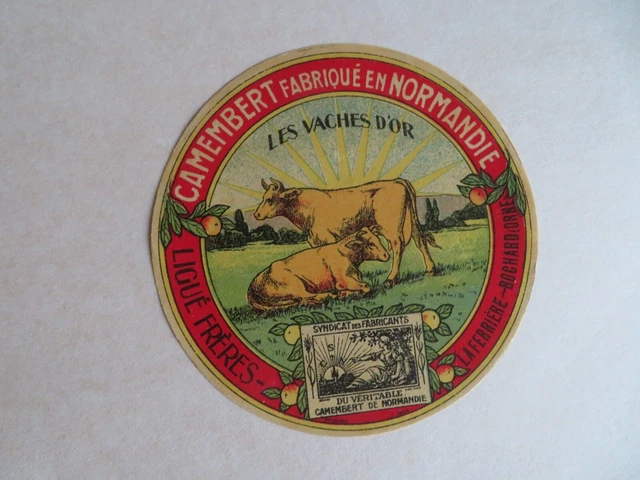 LOT De 26 Étiquettes Anciennes De Camembert - Vintage - Fabriquées En France