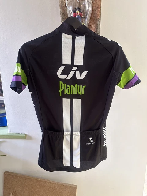 Maillot Vintage Cyclisme Giant ONCE Eroski Taille M – Jersey été 100% Polyester, Fabrication Italie