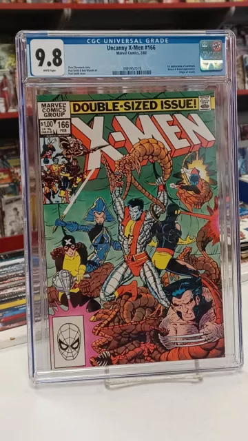 UNCANNY X-MEN #166 (Marvel Comics, 1983) CGC Graded 9.8  ~WHITE Pages
