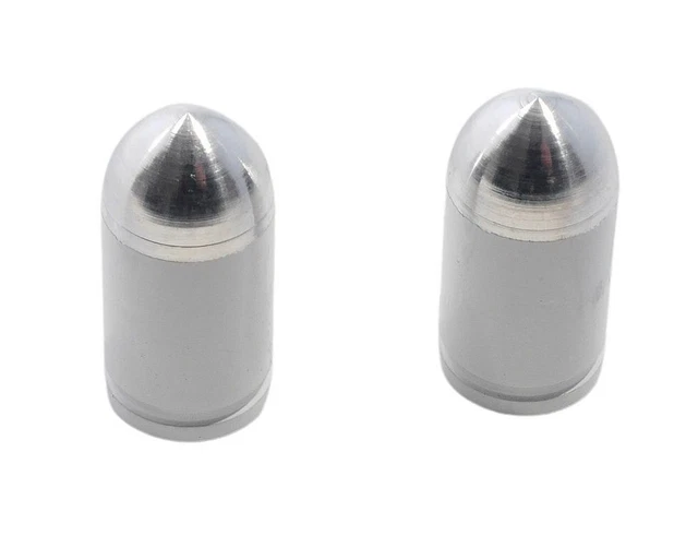 Kit de capuchons de valve STR8 Bullet, blanc - 2 pièces