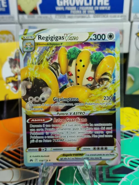 CARTA POKEMON REGIGIGAS Vastro V Astro ITA, NM