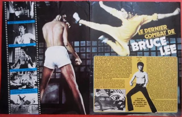 Bruce Lee 1978 French Magazine Clipping Sl N68 2Page