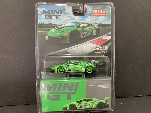 MINI GT LAMBORGHINI Huracán GT3 EVO Presentation MGT00352 1/64 CHASE ...