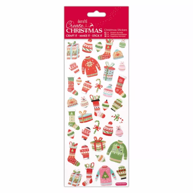 PAPERMANIA Sticker Set 8 - "Weihnachten / Xmas" - 10 Blatt - 22x10cm 2