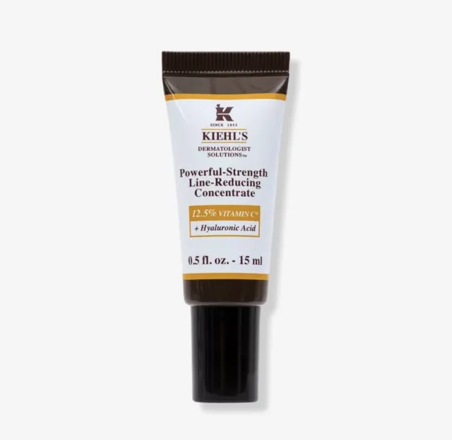 Kiehl's Powerful-Strength Line-Reducing Concentrate Serum 0.5oz /15 ml New